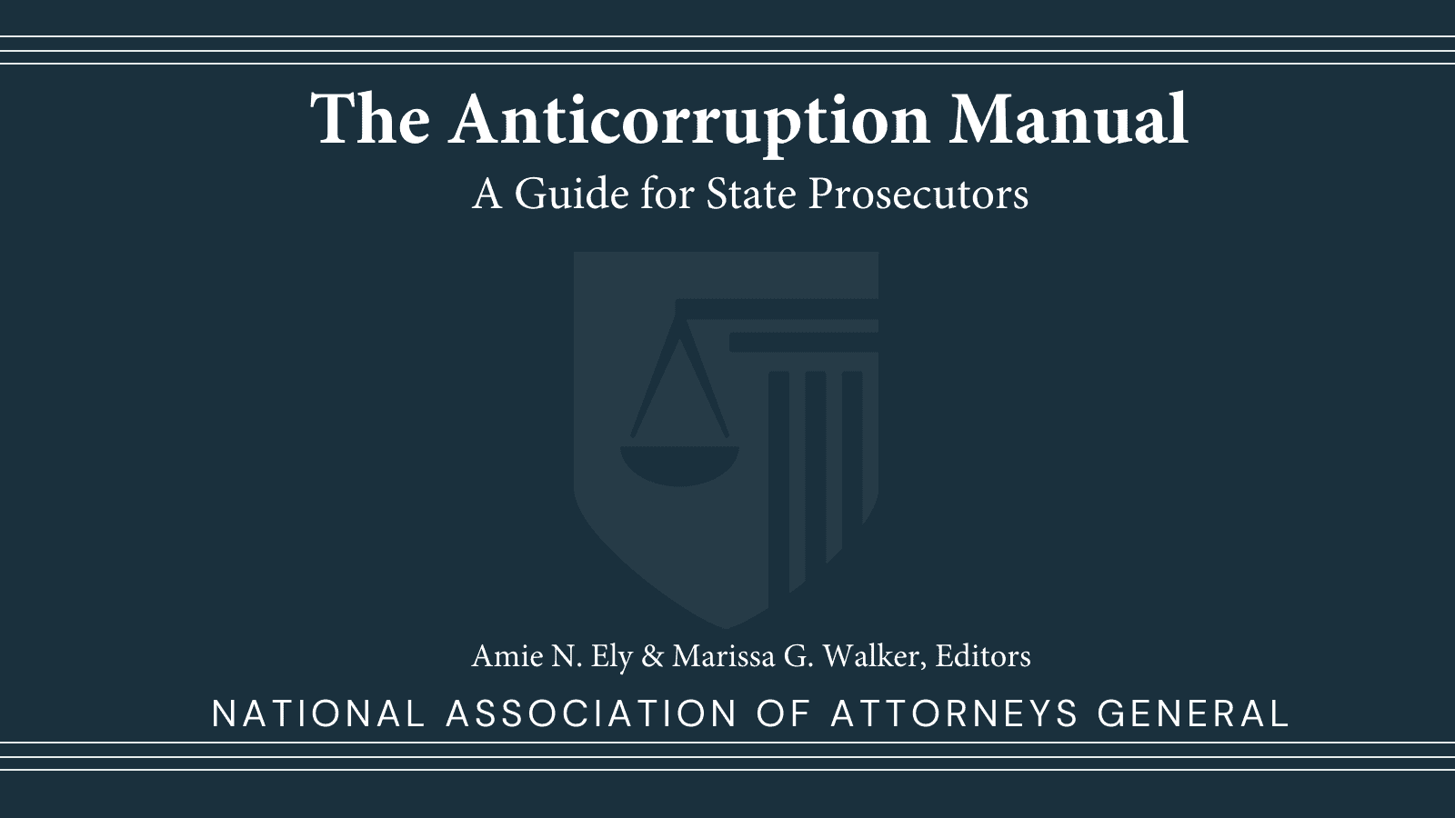 book cover for The Anticorruption Manual