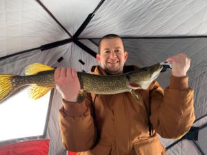 portrait of Jason Evans fishing